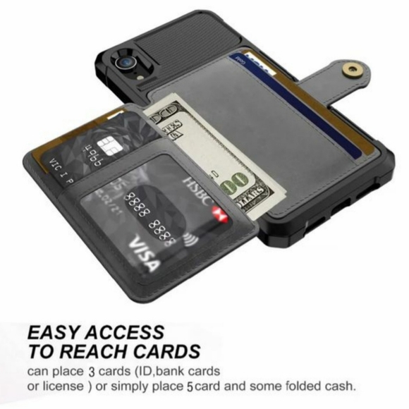 Luxury PU Leather Wallet Case for Samsung - Picture 3 of 7